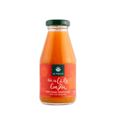 Nước ép Le Fruit Cà rốt - Cam - Dứa (260ml)